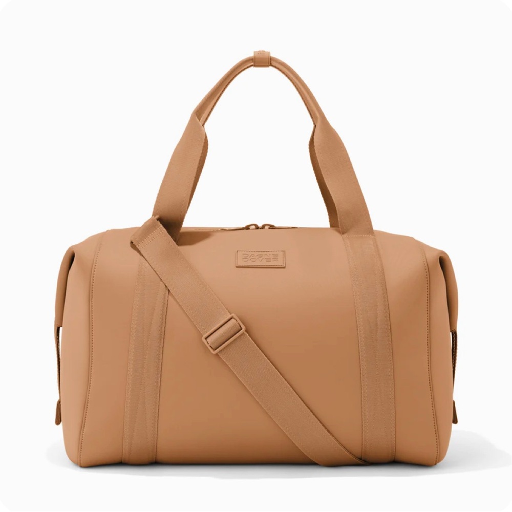 Dagne Dover XL Neoprene Carryall in color Camel
